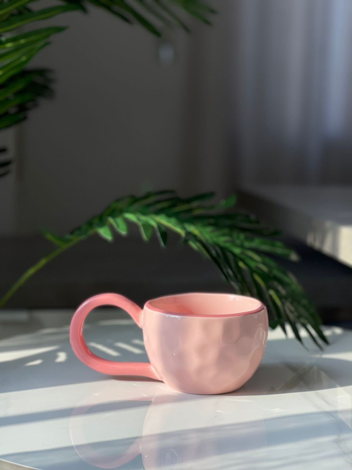 Hello Kitty Pink Ceramic Large Handle Mug