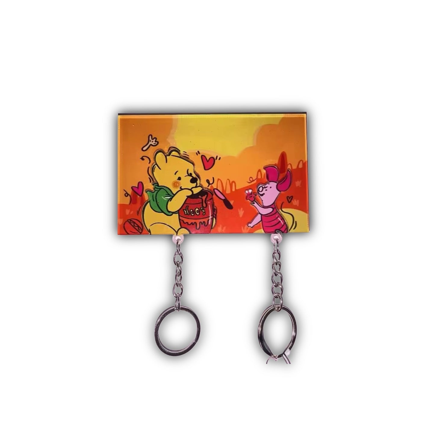 Winnie The Pooh Key Chain Holders For Couples