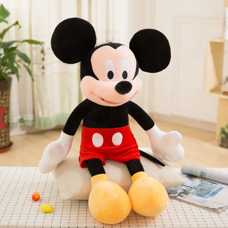 30-100cm Aoger Disney Couples Mickey Mouse Minnie Kawaii Plush Toys Children Gifts Plush Toys Doll Birthday Girlfriend Girl Gift