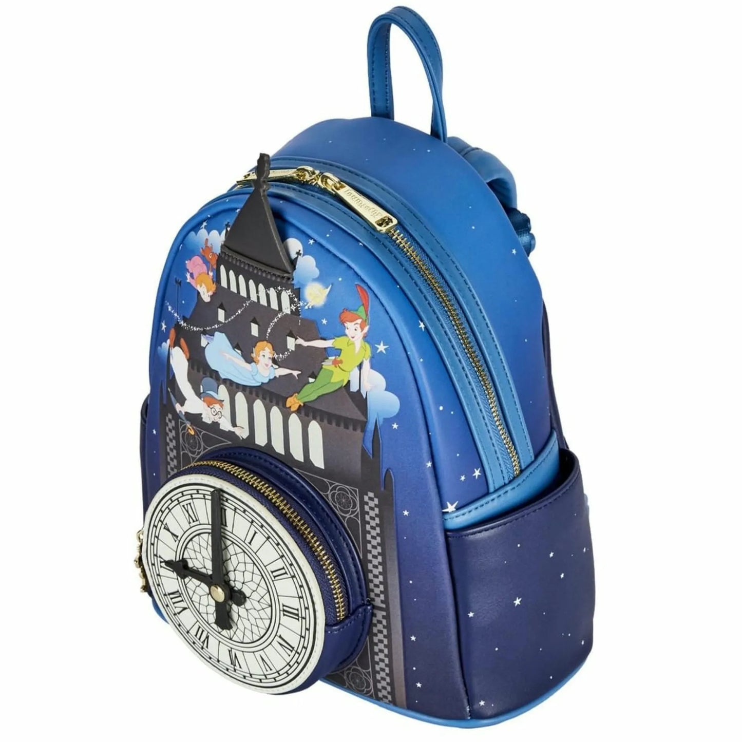 Loungefly Disney Peter Pan Clock Glow-in-the-Dark Mini Backpack