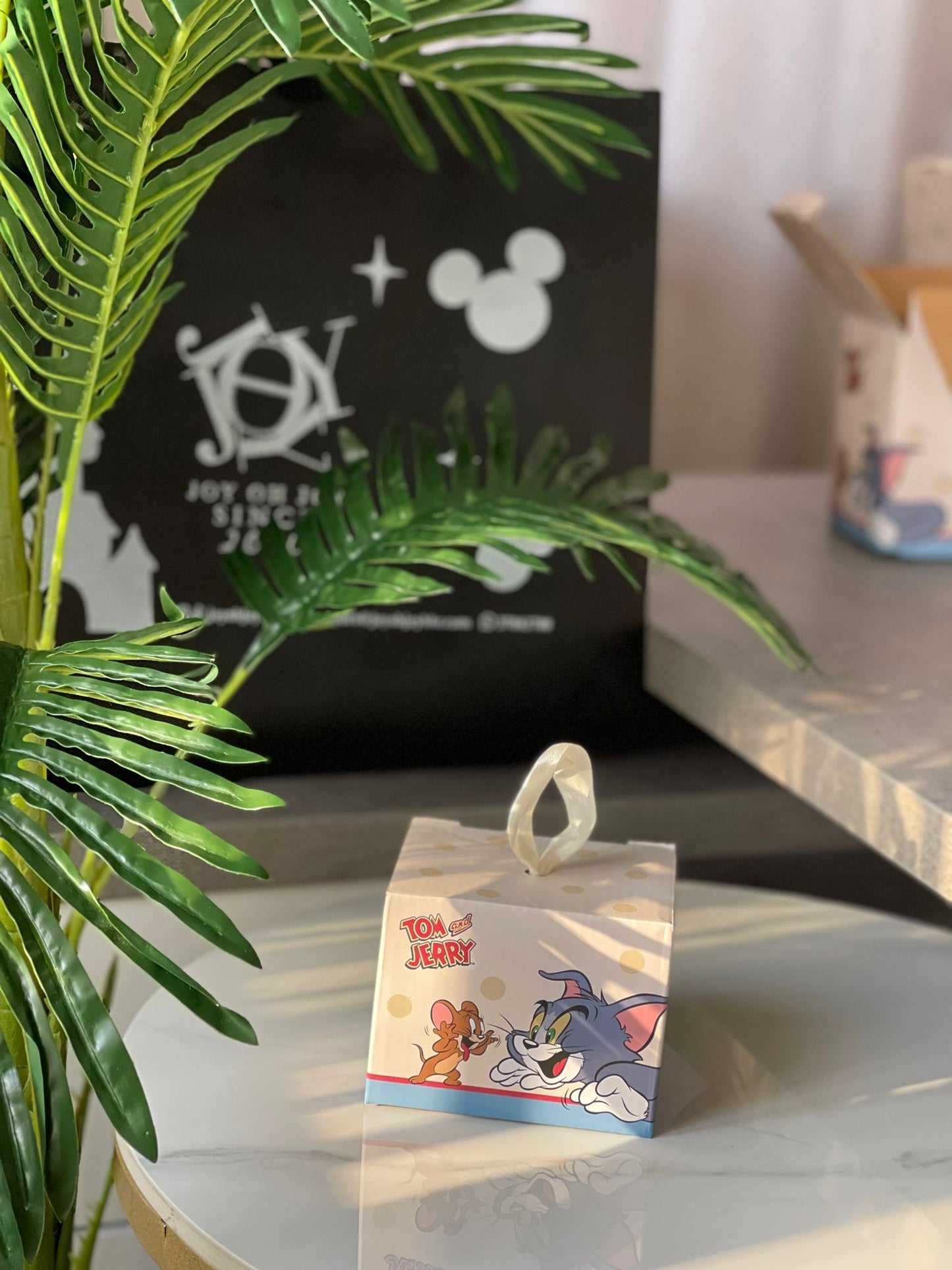 Tom & Jerry Cute White And Blue Ceramic Mug