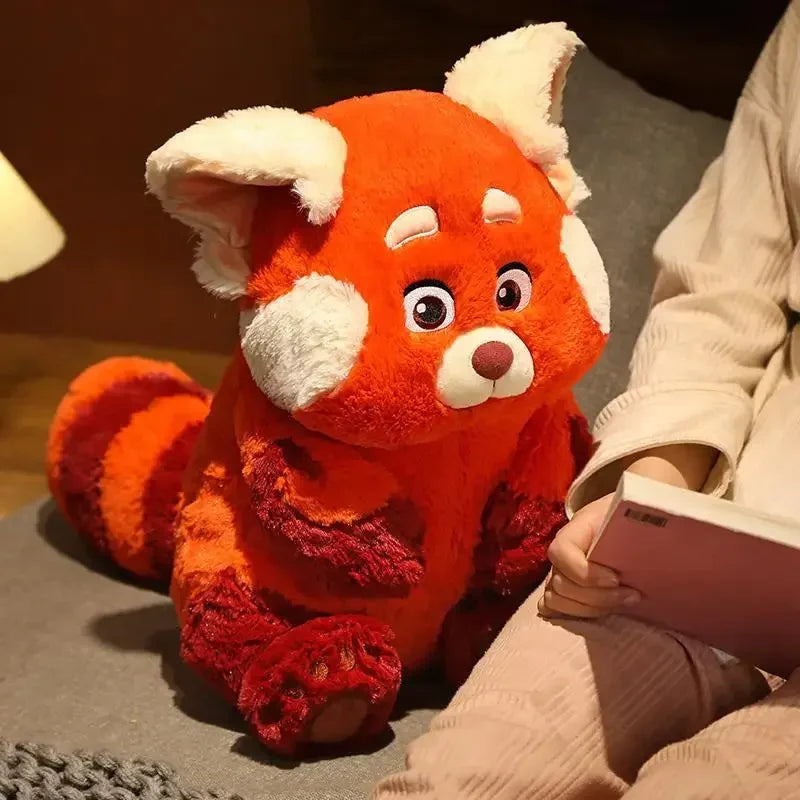 2024 20-45cm Disney Kawaii Version Of Youth Deformation Plush Dolls Raccoon Doll Red Panda Plushie Dolls Children Gift Room Deco