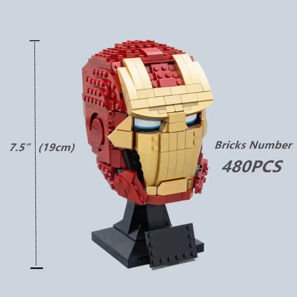 Miniso Disney Marvel Venom Ironm Spiderman Star-Lord Ironman Avengers Heroes Model Building Blocks Bricks Toys Christmas Gifts