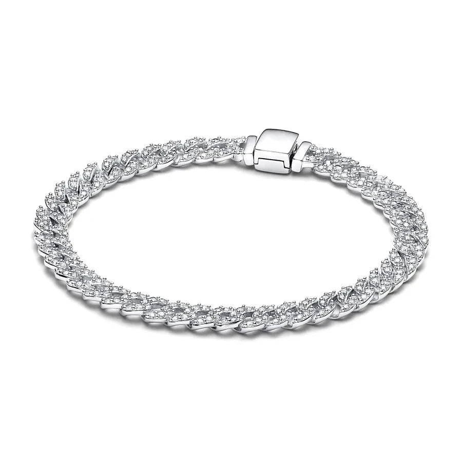 Disney Princess Glitter Eternal Chain Bracelet, Lady's Birthday Gift, Ancient Gold Chain, 2024, New