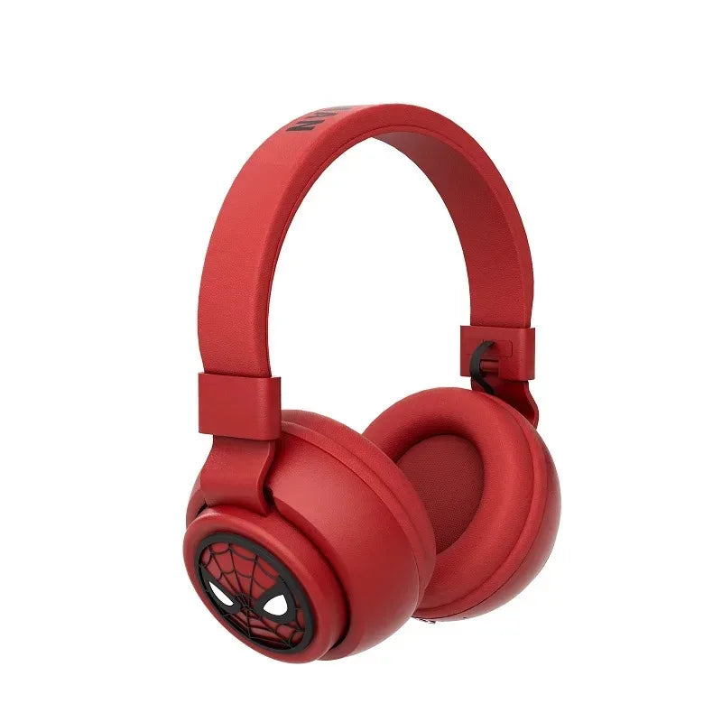 Disney Bluetooth Headphones X3 Spider-man Wireless Earbuds HIFI Surround Sound Laptop Headsets with Mic for Kids Anime Cartoon
