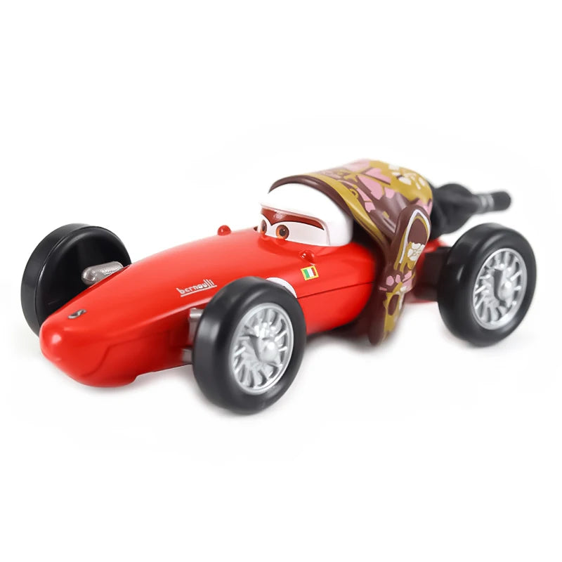 Disney Cars Racing Car Toys Litchi Granny Lightning McQueen Oil boss Storm Jackson Alloy Racing 1:55 Metal Model Kids Gifts