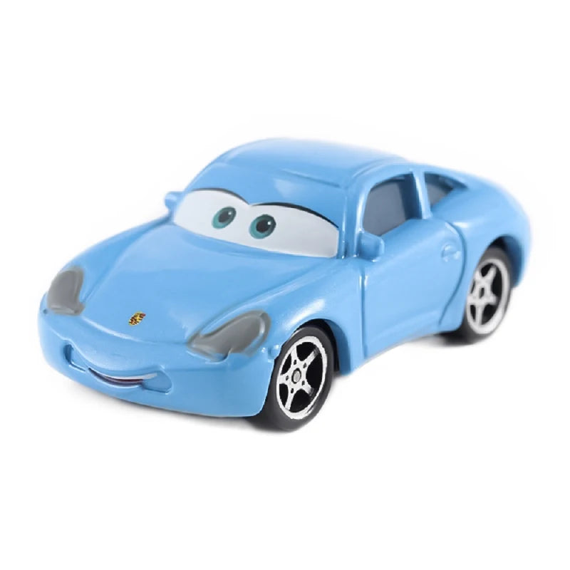 Disney Cars Racing Car Toys Litchi Granny Lightning McQueen Oil boss Storm Jackson Alloy Racing 1:55 Metal Model Kids Gifts