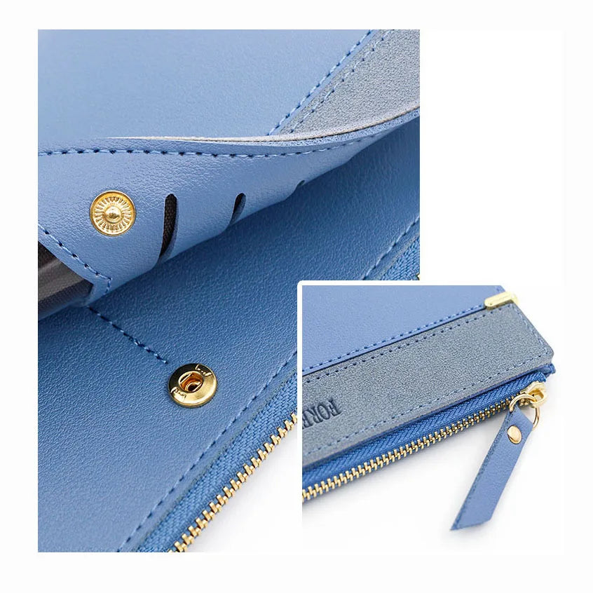 Cute Disney Stitch Long Wallet - Portable with Multiple Card Slots, Perfect Anime-Inspired PU Wallet for Women's Daily Use