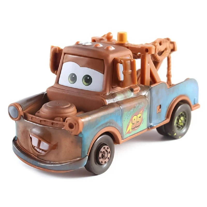 Disney Cars Racing Car Toys Litchi Granny Lightning McQueen Oil boss Storm Jackson Alloy Racing 1:55 Metal Model Kids Gifts