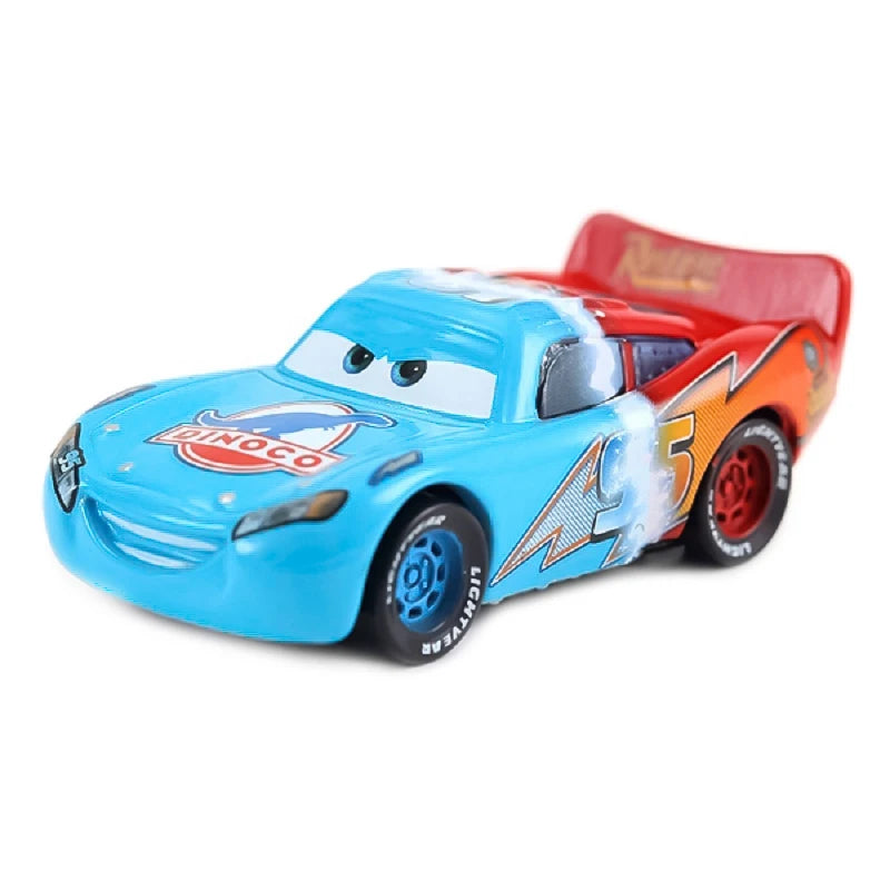 Disney Cars Racing Car Toys Litchi Granny Lightning McQueen Oil boss Storm Jackson Alloy Racing 1:55 Metal Model Kids Gifts