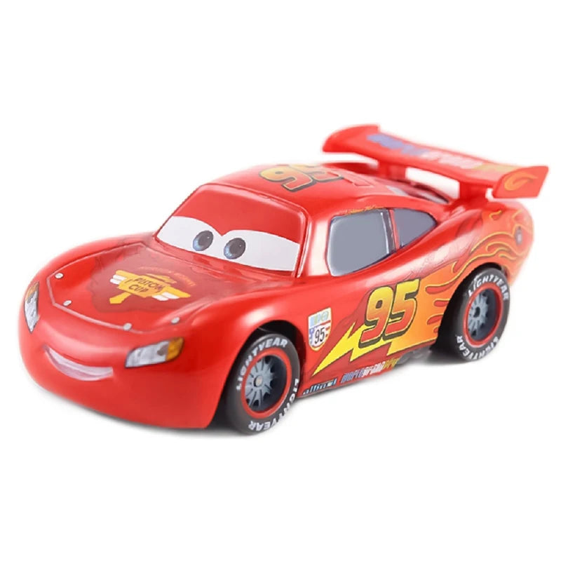 Disney Cars Racing Car Toys Litchi Granny Lightning McQueen Oil boss Storm Jackson Alloy Racing 1:55 Metal Model Kids Gifts