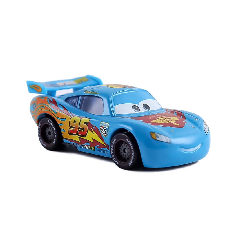 Disney Cars Racing Car Toys Litchi Granny Lightning McQueen Oil boss Storm Jackson Alloy Racing 1:55 Metal Model Kids Gifts