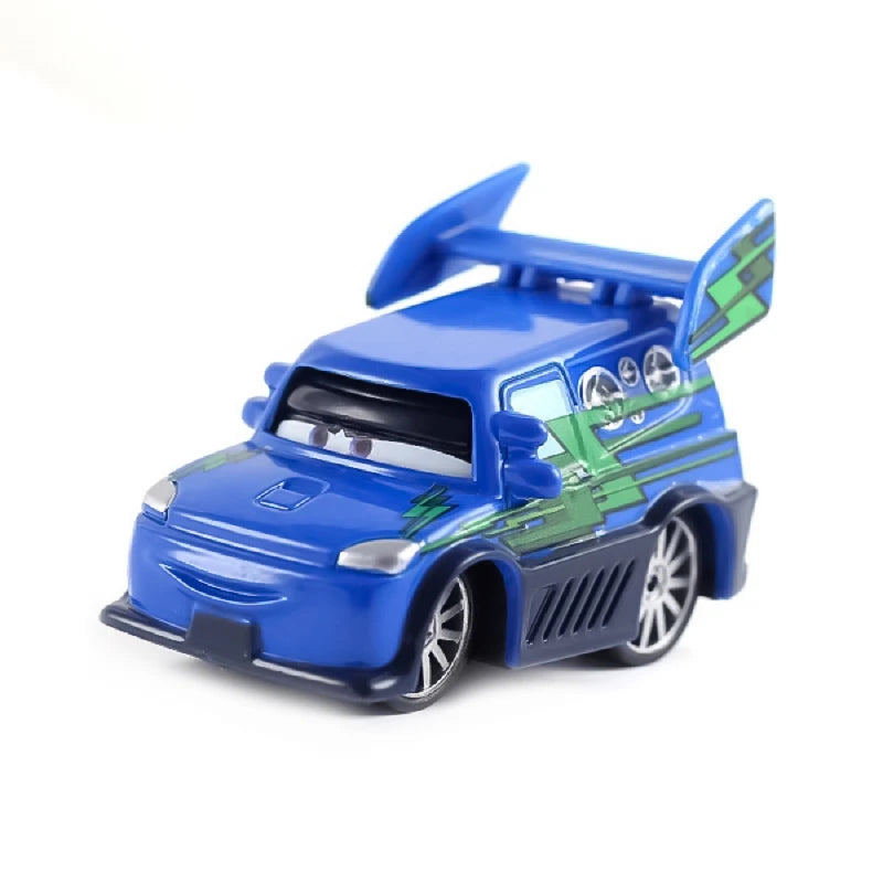 Disney Cars Racing Car Toys Litchi Granny Lightning McQueen Oil boss Storm Jackson Alloy Racing 1:55 Metal Model Kids Gifts