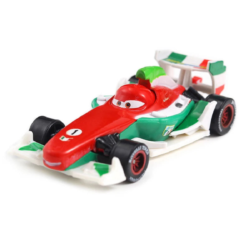 Disney Cars Racing Car Toys Litchi Granny Lightning McQueen Oil boss Storm Jackson Alloy Racing 1:55 Metal Model Kids Gifts