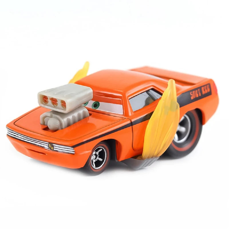 Disney Cars Racing Car Toys Litchi Granny Lightning McQueen Oil boss Storm Jackson Alloy Racing 1:55 Metal Model Kids Gifts