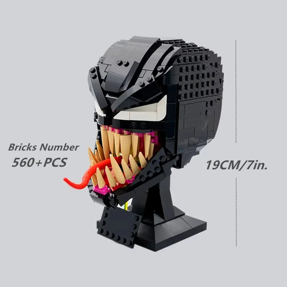 Miniso Disney Marvel Venom Ironm Spiderman Star-Lord Ironman Avengers Heroes Model Building Blocks Bricks Toys Christmas Gifts