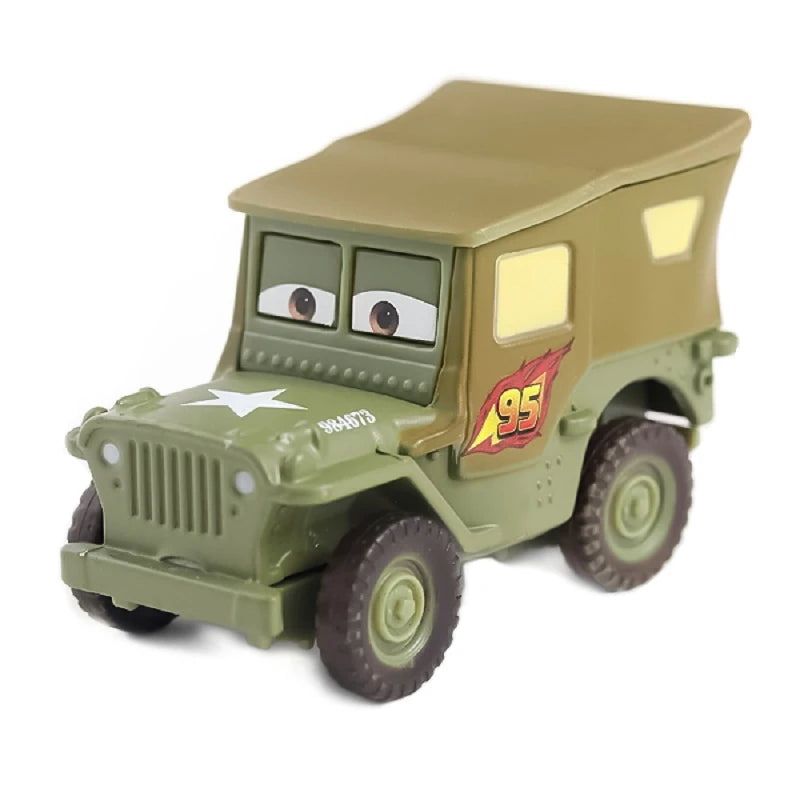 Disney Cars Racing Car Toys Litchi Granny Lightning McQueen Oil boss Storm Jackson Alloy Racing 1:55 Metal Model Kids Gifts
