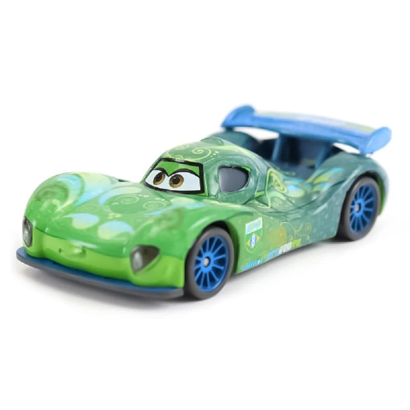 Disney Cars Racing Car Toys Litchi Granny Lightning McQueen Oil boss Storm Jackson Alloy Racing 1:55 Metal Model Kids Gifts