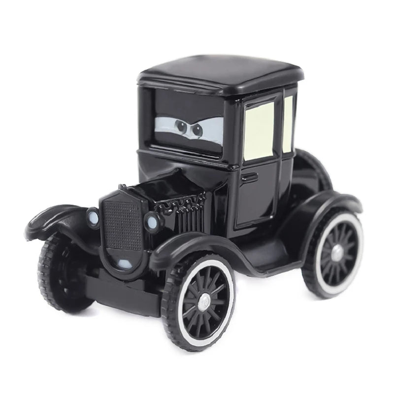 Disney Cars Racing Car Toys Litchi Granny Lightning McQueen Oil boss Storm Jackson Alloy Racing 1:55 Metal Model Kids Gifts
