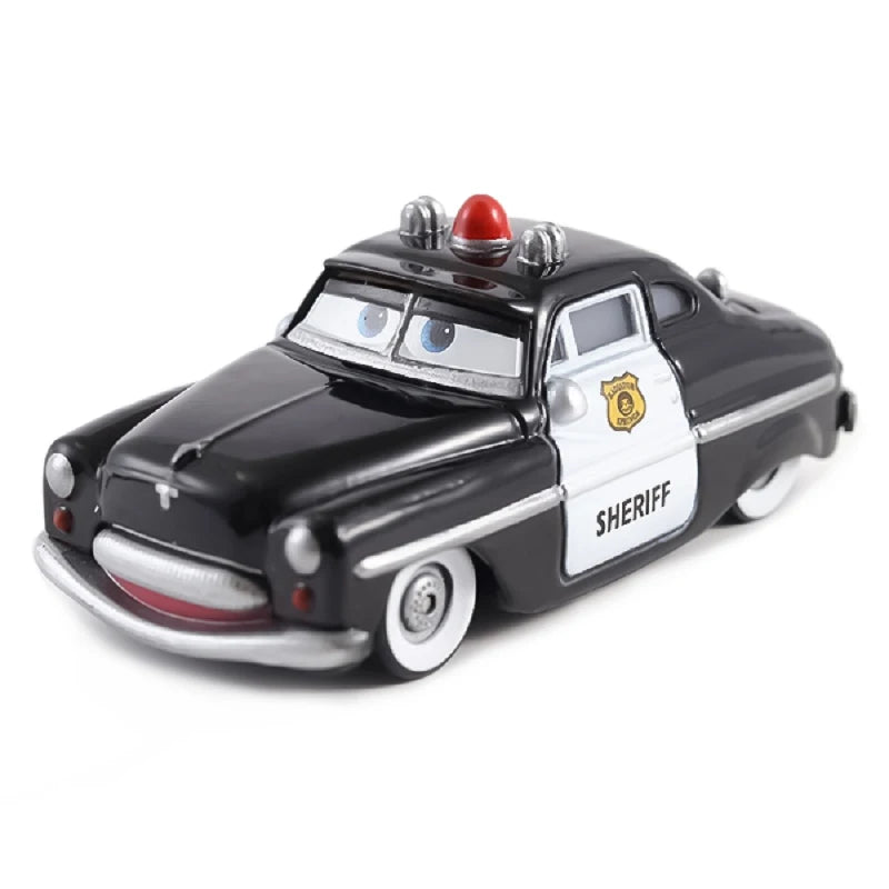 Disney Cars Racing Car Toys Litchi Granny Lightning McQueen Oil boss Storm Jackson Alloy Racing 1:55 Metal Model Kids Gifts