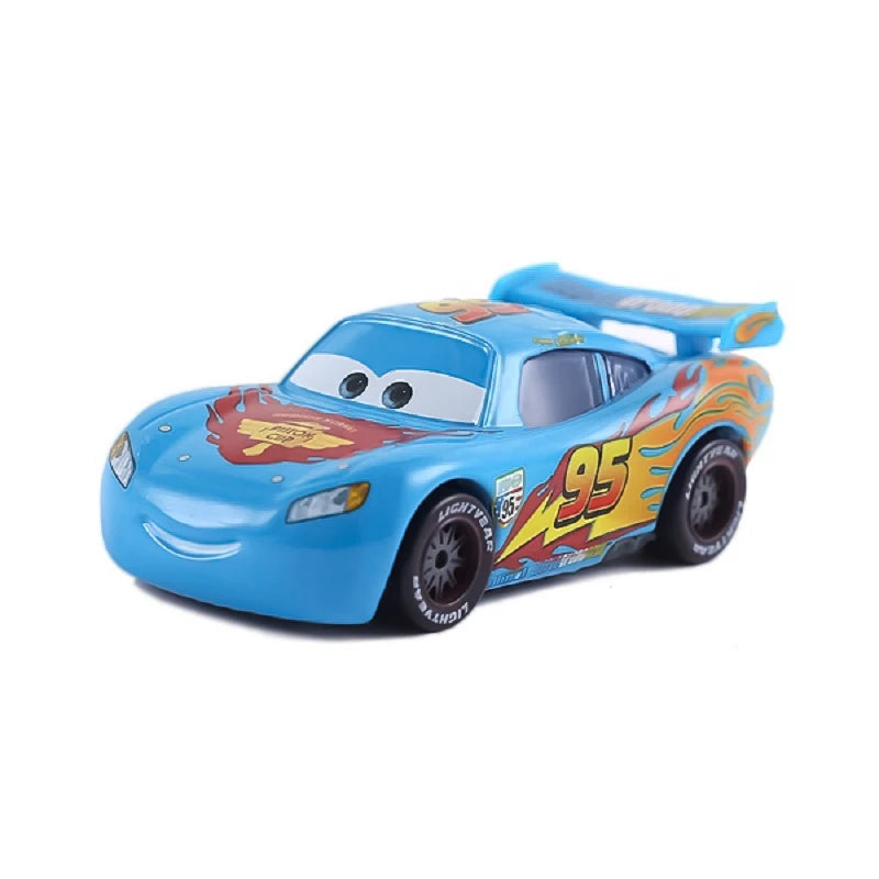 Disney Cars Racing Car Toys Litchi Granny Lightning McQueen Oil boss Storm Jackson Alloy Racing 1:55 Metal Model Kids Gifts