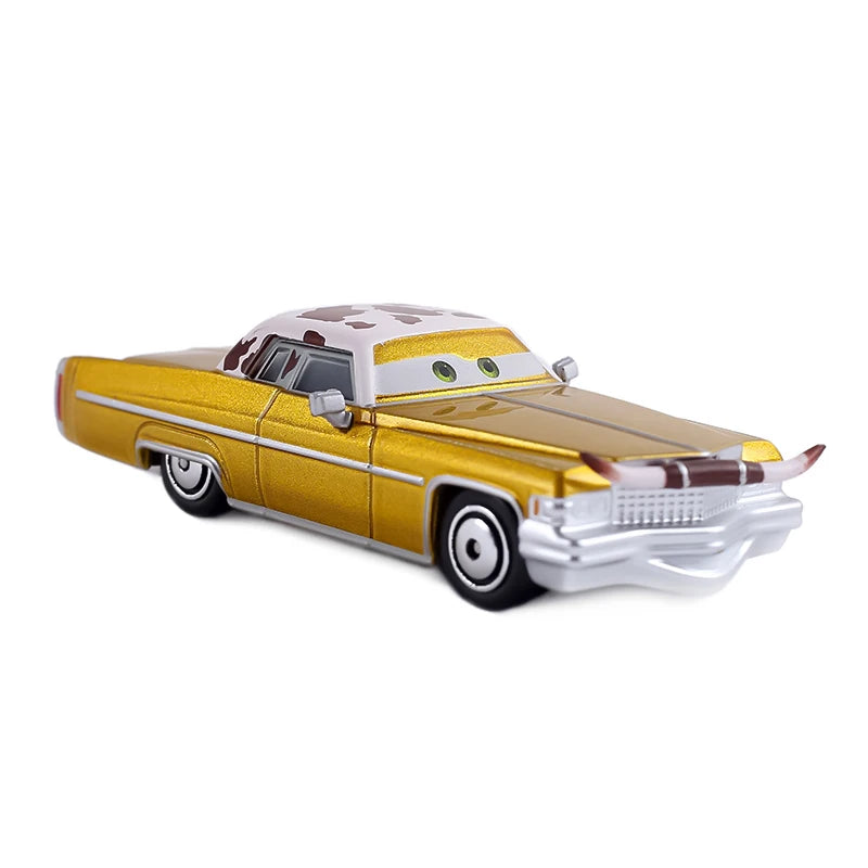 Disney Cars Racing Car Toys Litchi Granny Lightning McQueen Oil boss Storm Jackson Alloy Racing 1:55 Metal Model Kids Gifts