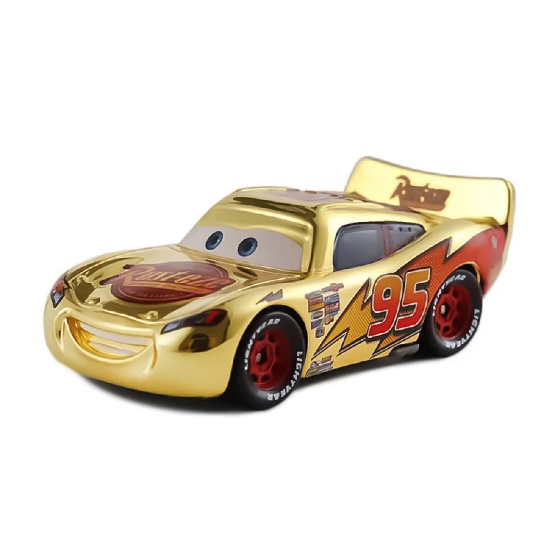 Disney Cars Racing Car Toys Litchi Granny Lightning McQueen Oil boss Storm Jackson Alloy Racing 1:55 Metal Model Kids Gifts