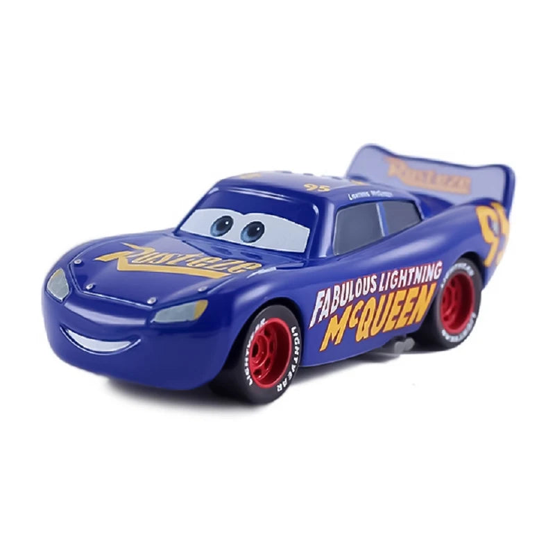 Disney Cars Racing Car Toys Litchi Granny Lightning McQueen Oil boss Storm Jackson Alloy Racing 1:55 Metal Model Kids Gifts