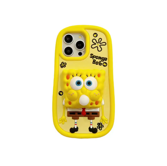 3D Spongebob Bubble Pop Silicone Case – For iPhone
