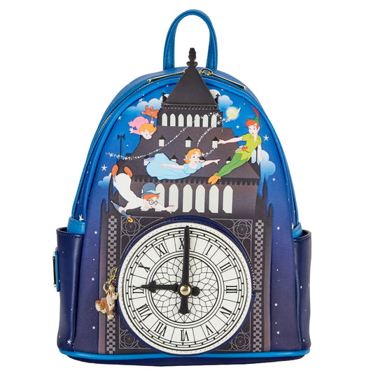Loungefly Disney Peter Pan Clock Glow-in-the-Dark Mini Backpack