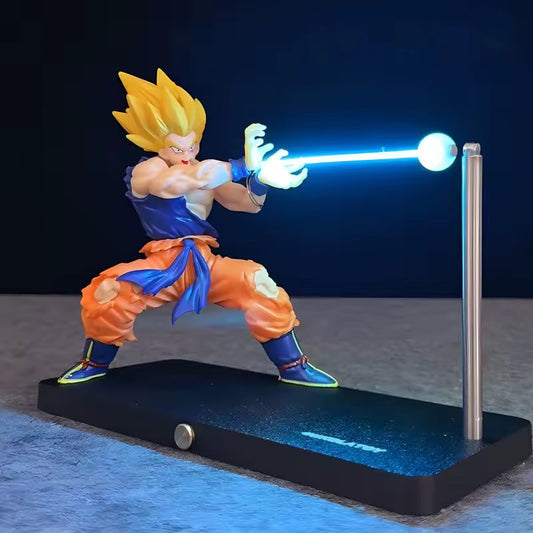 Goku Kamehameha Magnetic LED Lamp