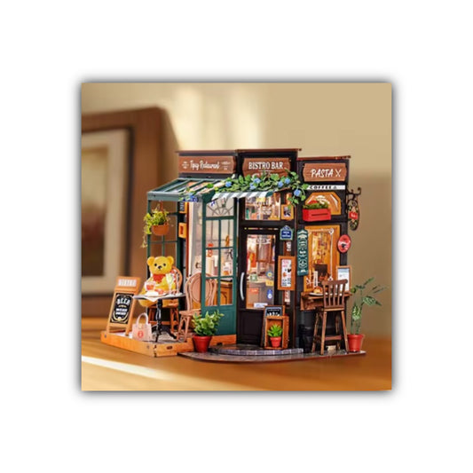 Rolife DIY Miniature Café Kit – Tipsy Restaurant 1:18 Scale