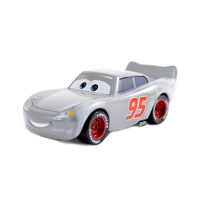 Disney Cars Racing Car Toys Litchi Granny Lightning McQueen Oil boss Storm Jackson Alloy Racing 1：55 Metal Model Kids Gifts